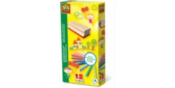 SES Bunte Kreide Mit Schwamm
