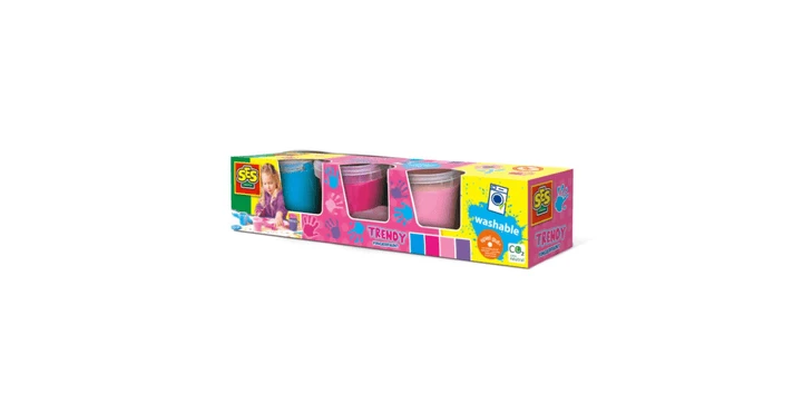 SES Fingerfarbe Girly 4 Farben Je 150ml 3 SES Fingerfarbe Girly 4 Farben Je 150ml