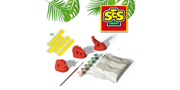 SES Gipsfiguren Dinos 4 SES Gipsfiguren Dinos – Bild 2