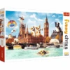 Trefl Puzzle 1000 – Funny Cities / Hunde In London -Schleich Verkaufsgeschäft 10596