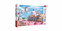 Trefl Puzzle 1000 – Funny Cities / Süßigkeiten In Venedig