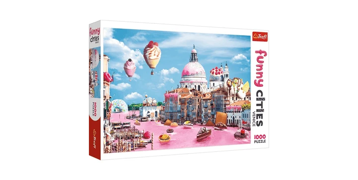 Trefl Puzzle 1000 – Funny Cities / Süßigkeiten In Venedig 3 Trefl Puzzle 1000 – Funny Cities / Süßigkeiten In Venedig