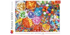 Trefl Puzzle 1000 – Köstliche Süßigkeiten -Schleich Verkaufsgeschäft 10713 300 p