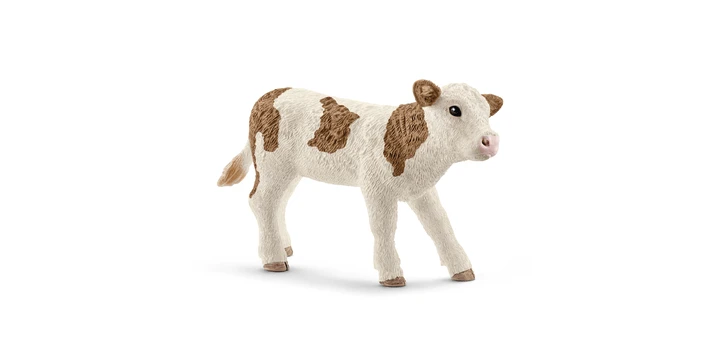 Schleich 13802 Fleckvieh-Kalb 3 Schleich 13802 Fleckvieh-Kalb