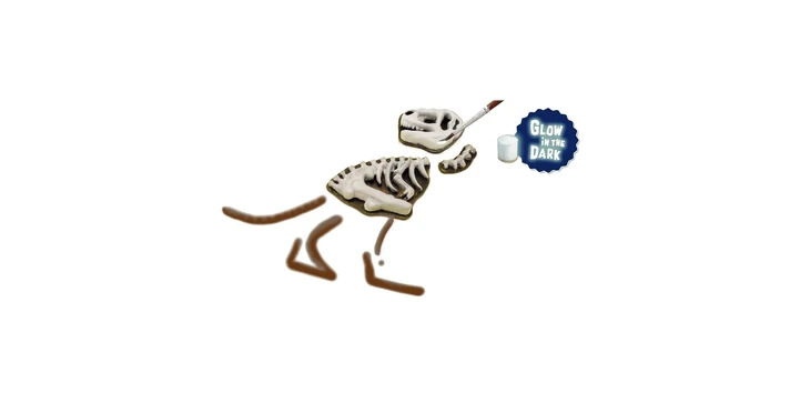 SES Gießen Und Anmalen - T-Rex Mit Skelett 4 SES Gießen Und Anmalen - T-Rex Mit Skelett – Bild 2