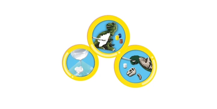 SES Gießen Und Anmalen - T-Rex Mit Skelett 6 SES Gießen Und Anmalen - T-Rex Mit Skelett – Bild 4