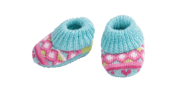 Heless Strickschuhe, Gr. 28-35cm 2 Heless Strickschuhe, Gr. 28-35cm