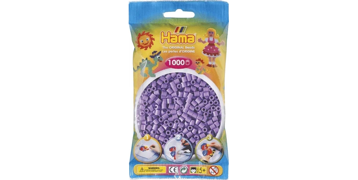 Hama Kleiner Perlenbeutel Pastelllila Classic 3 Hama Kleiner Perlenbeutel Pastelllila Classic