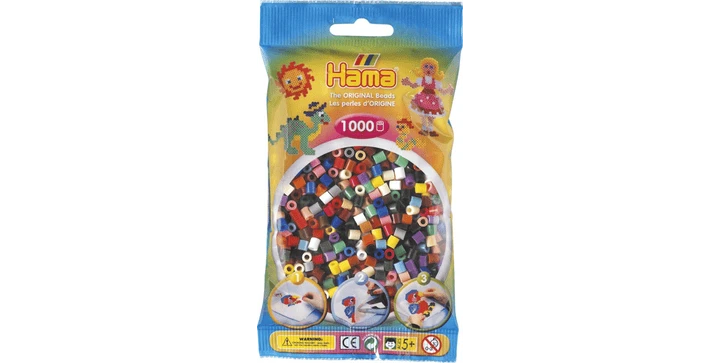 HAMA Perlenbtl 1000 St. Volltonmix 3 HAMA Perlenbtl 1000 St. Volltonmix
