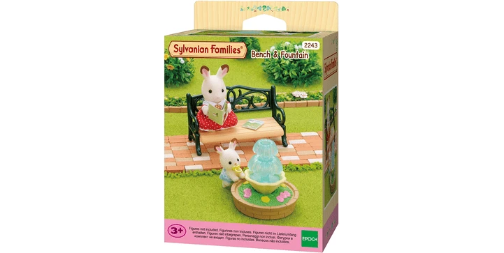 Sylvanian Families Gartenbank Mit Springbrunnen 3 Sylvanian Families Gartenbank Mit Springbrunnen