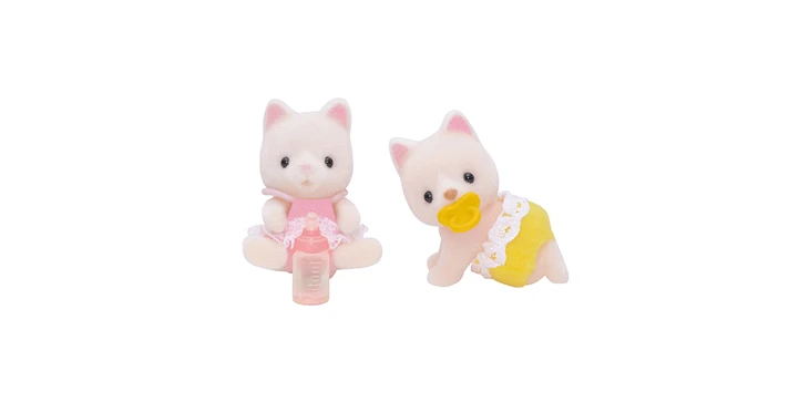 Sylvanian Families Seidenkatzen: Zwillinge Teo & Mara 3 Sylvanian Families Seidenkatzen: Zwillinge Teo & Mara