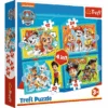 Trefl 4 In 1 Puzzle 12 + 15 + 20 + 24 Teile – PAW Patrol -Schleich Verkaufsgeschäft 34346