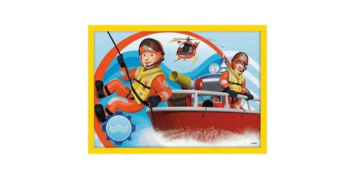 Trefl 4 In 1 Puzzle 12 + 15 + 20 + 24 Teile – Feuerwehrmann Sam 5 Trefl 4 In 1 Puzzle 12 + 15 + 20 + 24 Teile – Feuerwehrmann Sam – Bild 3