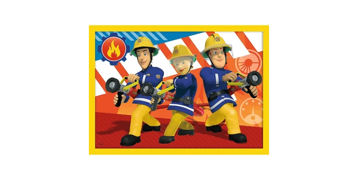Trefl 4 In 1 Puzzle 12 + 15 + 20 + 24 Teile – Feuerwehrmann Sam 6 Trefl 4 In 1 Puzzle 12 + 15 + 20 + 24 Teile – Feuerwehrmann Sam – Bild 4