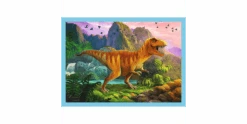 Trefl 4 In 1 Puzzle 12 + 15 + 20 + 24 Teile – Dinosaurier -Schleich Verkaufsgeschäft 34609 3