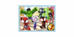 Trefl 4 In 1 Puzzle 12 + 15 + 20 + 24 Teile – Marvel Spidey -Schleich Verkaufsgeschäft 34611 2