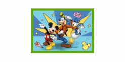 Trefl 4 In 1 Puzzle 12 + 15 + 20 + 24 Teile – Mickey Mouse Und Freunde -Schleich Verkaufsgeschäft 34616 1