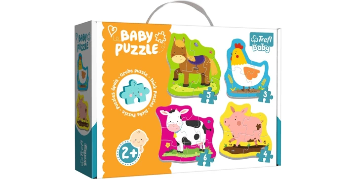 Trefl Baby Puzzle Tiere Auf Dem Bauernhof 3 Trefl Baby Puzzle Tiere Auf Dem Bauernhof