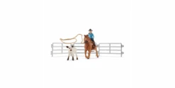 Schleich 42577 Team Roping Mit Cowgirl