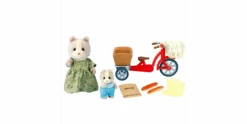 Sylvanian Families Fahrradfahren Mit Mutter -Schleich Verkaufsgeschäft 4281 1 i51fneejbdrnnpf5