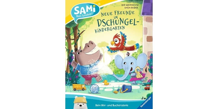 Ravensburger 46038 – Sami Lesebär - Neue Freunde Im Dschungel Kindergarten 3 Ravensburger 46038 – Sami Lesebär - Neue Freunde Im Dschungel Kindergarten