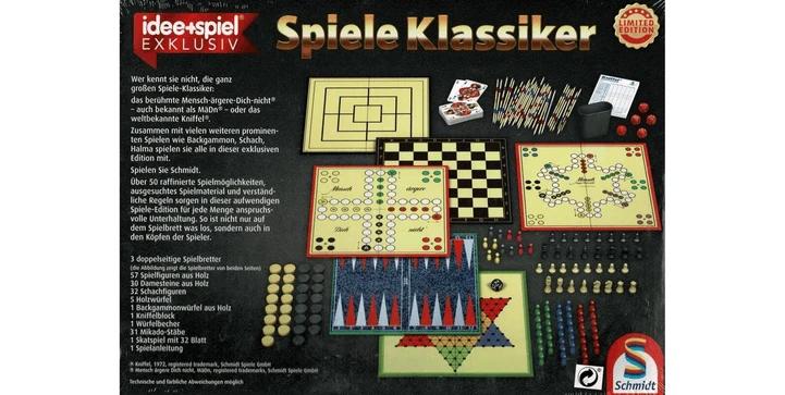 Schmidt Spiele - Limited Edition - Spielesammlung Klassiker 4 Schmidt Spiele - Limited Edition - Spielesammlung Klassiker – Bild 2