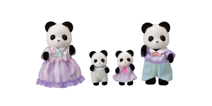 Sylvanian Families Panda Familie 4 Sylvanian Families Panda Familie – Bild 2