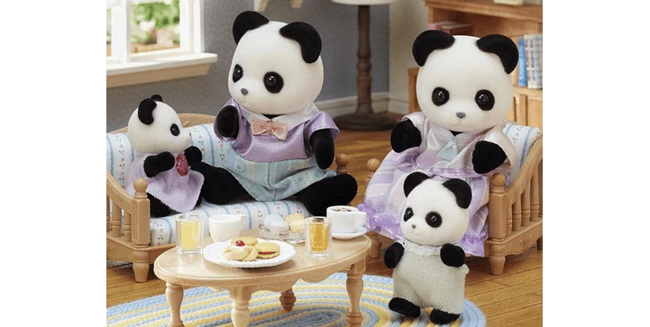 Sylvanian Families Panda Familie 6 Sylvanian Families Panda Familie – Bild 4