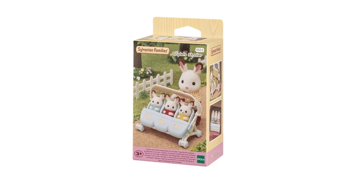 Sylvanian Families Drillings Kinderwagen 3 Sylvanian Families Drillings Kinderwagen