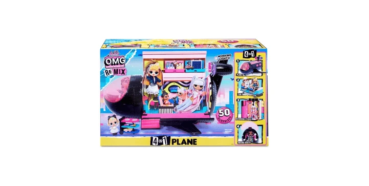 L.O.L. Surprise OMG Remix 4-in-1 Flugzeug Spielset 3 L.O.L. Surprise OMG Remix 4-in-1 Flugzeug Spielset