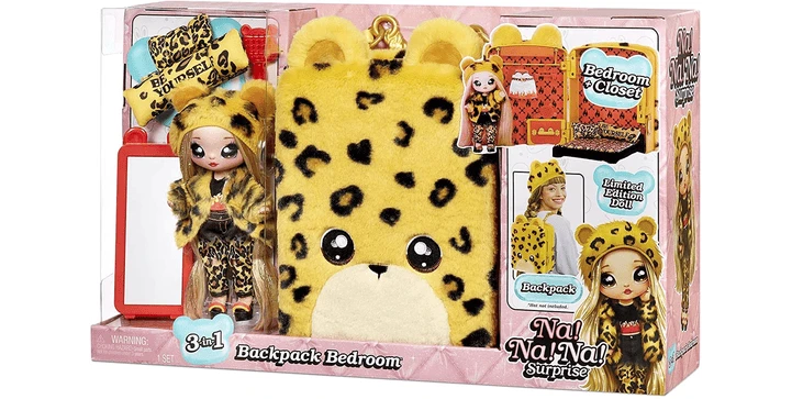 Na!Na!Na! Surprise 3-in-1 Backpack Schlafzimmer Serie 2 Mit Jennel Jaguar 3 Na!Na!Na! Surprise 3-in-1 Backpack Schlafzimmer Serie 2 Mit Jennel Jaguar