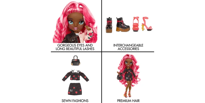 Rainbow High Core Fashion Doll - Daria Roselyn (Rose) 7 Rainbow High Core Fashion Doll - Daria Roselyn (Rose) – Bild 5