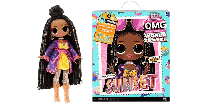 L.O.L. L.O.L Surprise OMG Travel Doll - Sunset 3 L.O.L. L.O.L Surprise OMG Travel Doll - Sunset
