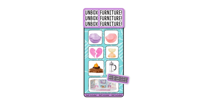 L.O.L. Surprise Winter Chill Spaces Playset - Puppe Cozy Babe 8 L.O.L. Surprise Winter Chill Spaces Playset - Puppe Cozy Babe – Bild 6