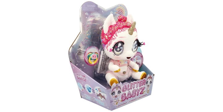 Glitter Babyz Unicorn Doll- White Rainbow (Lunita Sky) 3 Glitter Babyz Unicorn Doll- White Rainbow (Lunita Sky)
