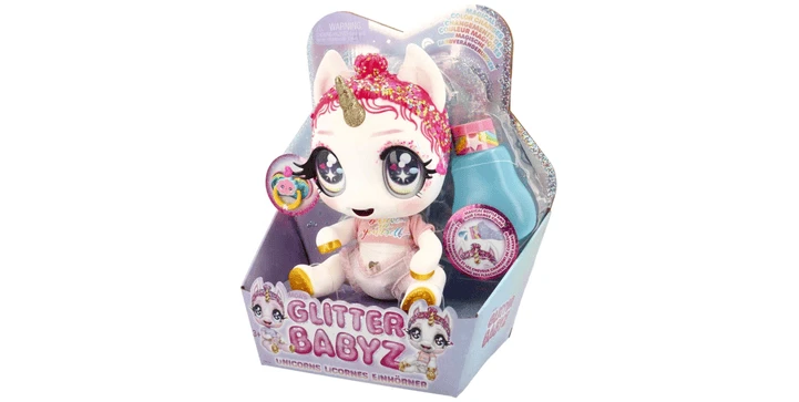 Glitter Babyz Unicorn Doll- White Rainbow (Lunita Sky) 4 Glitter Babyz Unicorn Doll- White Rainbow (Lunita Sky) – Bild 2