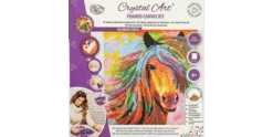 Crystal Art "Colourful Rainbow Horse"