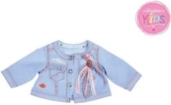 Schildkröt Jacke Jeans Mit Eulenstecker - Bis 36cm