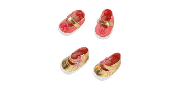 Baby Annabell Schuhe 43cm - Gold Oder Rosa 3 Baby Annabell Schuhe 43cm - Gold Oder Rosa