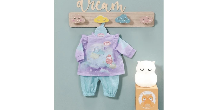 Baby Annabell Sweet Dreams Schlafanzug 43cm 4 Baby Annabell Sweet Dreams Schlafanzug 43cm – Bild 2
