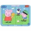 Trefl 2 In 1 Baby Puzzle 4 + 6 Teile Peppa Pig -Schleich Verkaufsgeschäft 80021