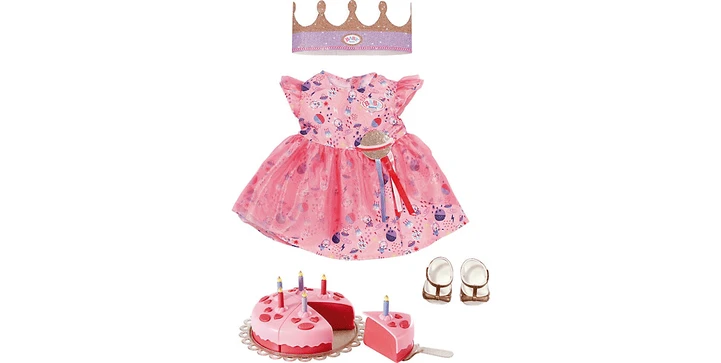 Baby Born Deluxe Happy Birthday Set 43cm 3 Baby Born Deluxe Happy Birthday Set 43cm