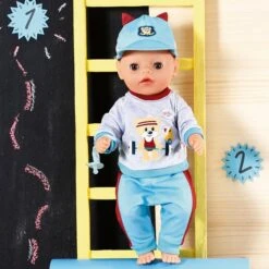 Baby Born Little Sportoutfit Blau 36cm -Schleich Verkaufsgeschäft 831878 3 sskxknozsfnkoc91