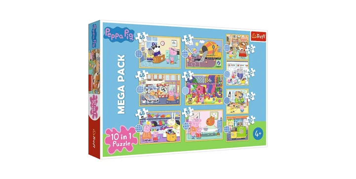 Trefl 10 In 1 Puzzle – Peppa Pig 3 Trefl 10 In 1 Puzzle – Peppa Pig