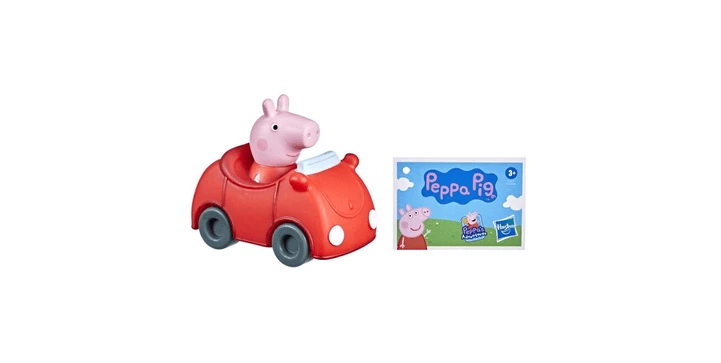 Hasbro Peppa Pig Minifahrzeuge: Peppa, Rotes Auto 5 Hasbro Peppa Pig Minifahrzeuge: Peppa, Rotes Auto – Bild 3