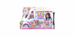 Barbie Krankenwagen 2-in-1 Spielset Mit Licht & Geräuschen