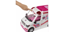 Barbie Krankenwagen 2-in-1 Spielset Mit Licht & Geräuschen -Schleich Verkaufsgeschäft frm19 3