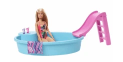Barbie Pool Spielset Mit Puppe -Schleich Verkaufsgeschäft ghl91 1