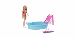Barbie Pool Spielset Mit Puppe -Schleich Verkaufsgeschäft ghl91 2