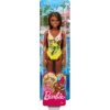 Mattel Barbie Beach Puppe Mit Badeanzug Im Tropenmuster